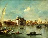 Francesco Guardi - Venice - The Giudecca with the Zitelle